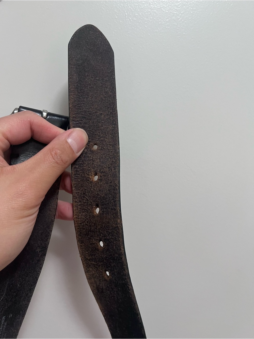 Vintage Gap Leather Women’s Belt - Black - Sz Small - Picture 3 of 9